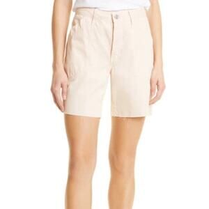 Frame shorts slouch pocket cotton shorts light pink size 34